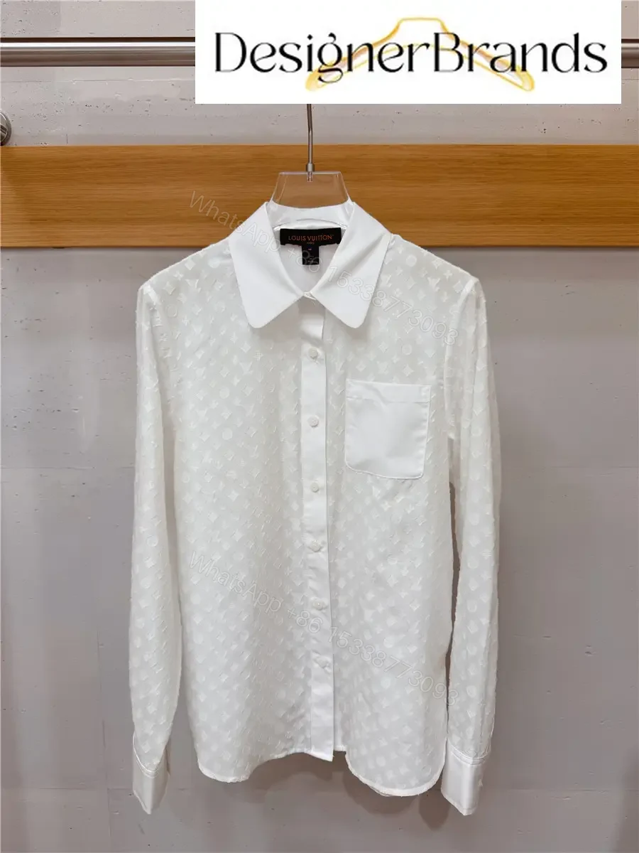 Louis Vuitton White Monogram Fil Coupe Shirt — view 1