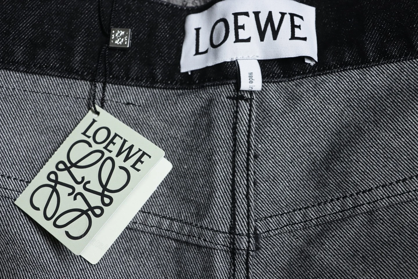 View 7 of Loewe Printed Black Jeans