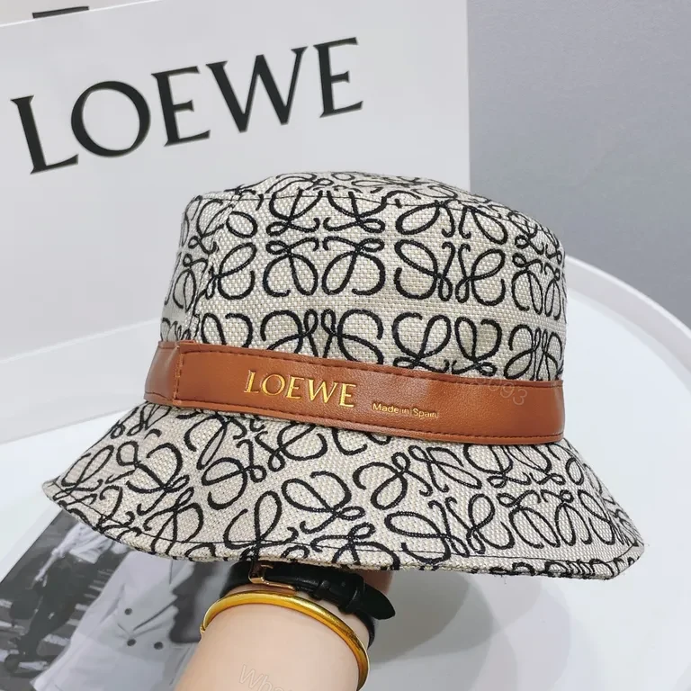 View 3 of Monogram LOEWE Bucket Hat â€” Signature Craft, Everyday Comfort