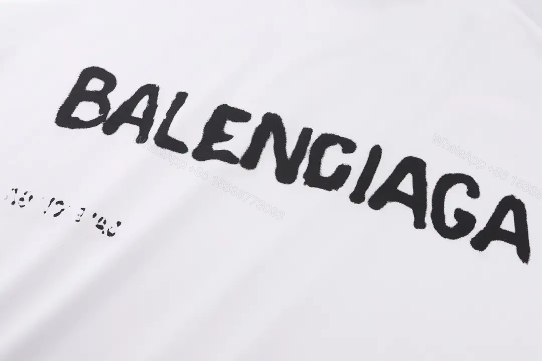 View 9 of Graphic Cotton Crewneck Tee: Modern Minimalist Graphic Detail