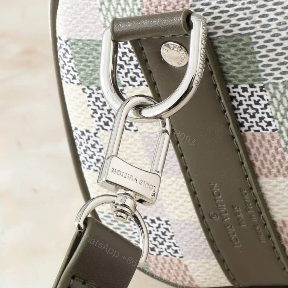 View 7 of Louis Vuitton Keepall 25 Snakoflage Damier Green 25Cm