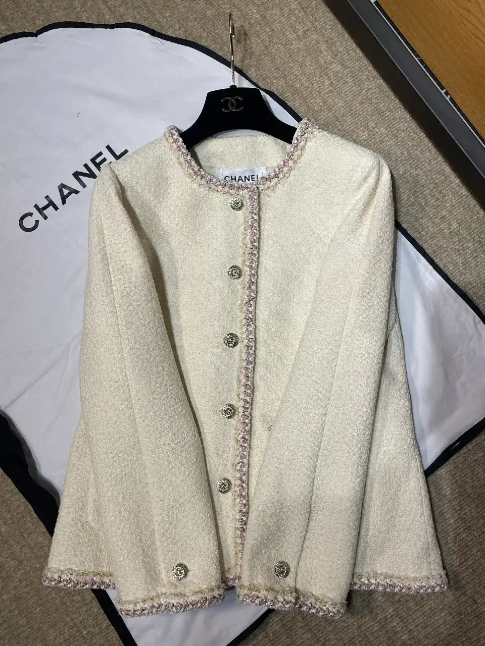 View 12 of Bouclé Jacket: Luxe Texture, Tailored Comfort, Timeless Style