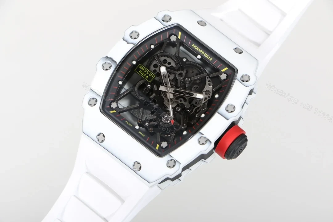 View 3 of Richard Mille RM35-01 White NTPT Carbon Fiber RMUL3 Men’s Watch RM35-01-WHITE-NTPT-RM3