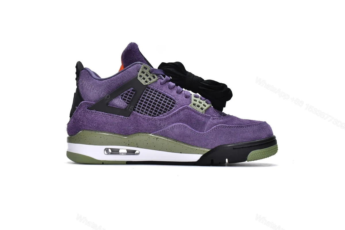 View 2 of Air Jordan 4 Retro Canyon Purple AQ9129-500