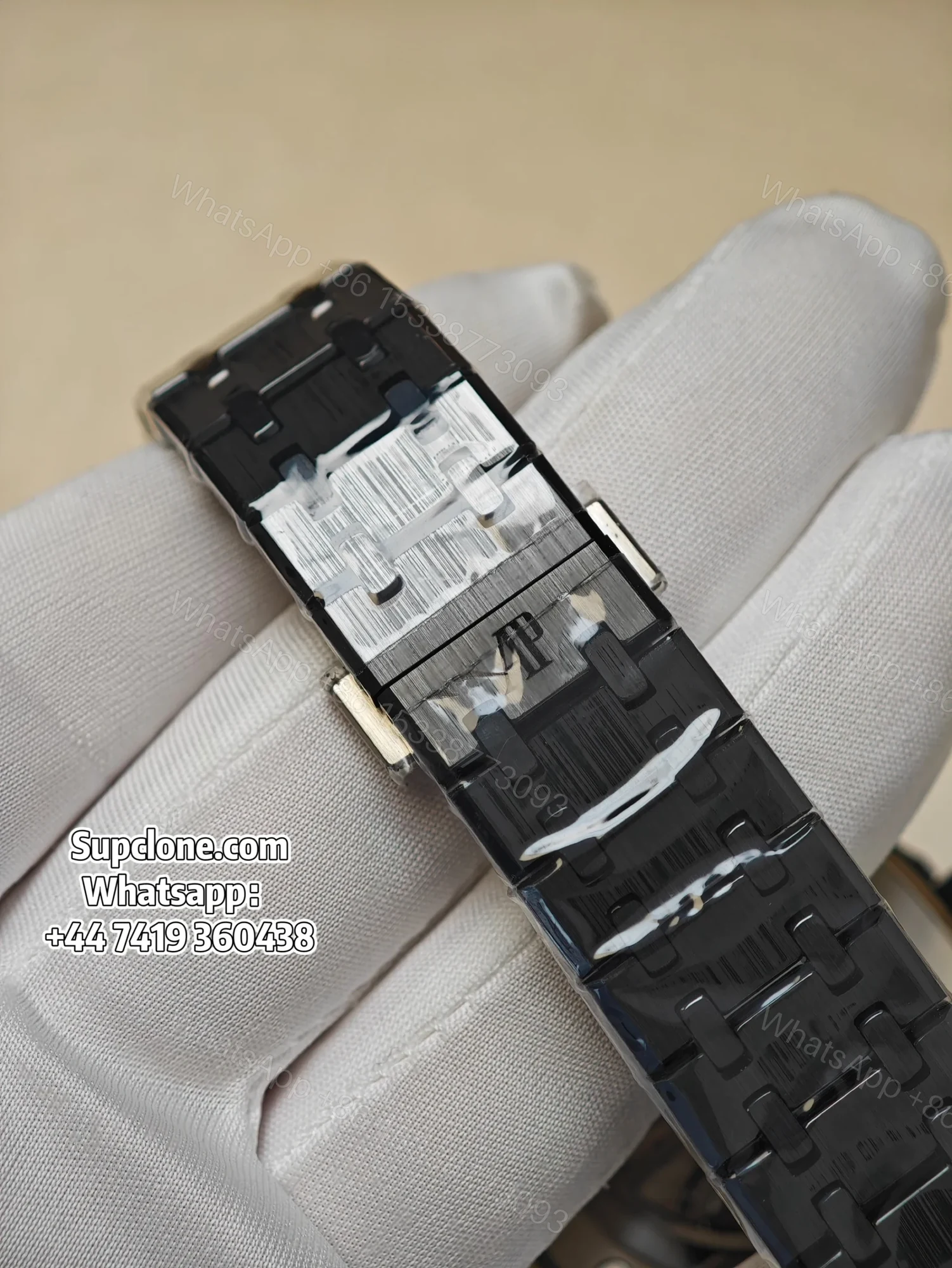 View 7 of Audemars Piguet Super Clone Royal Oak Ceramic Black Dial 26240 Chronograph 41mm