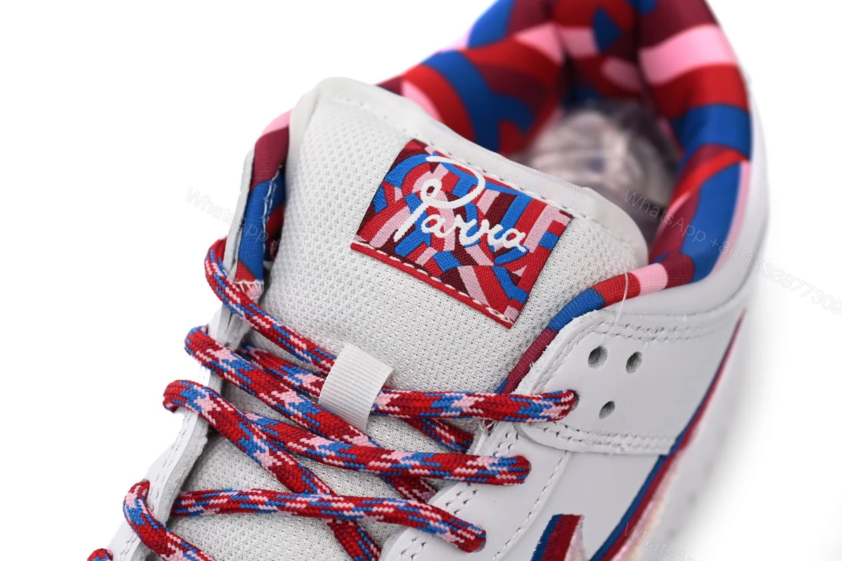 View 3 of Parra Nike SB Dunk Low OG White CN4504-100