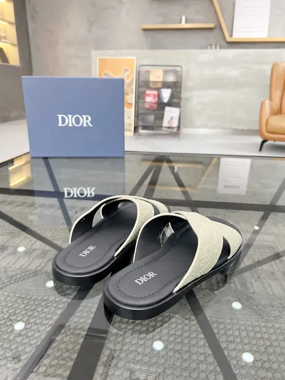 View 9 of Criss-Cross Leather Sandals: Luxe, Comfortable, Dior-Inspired