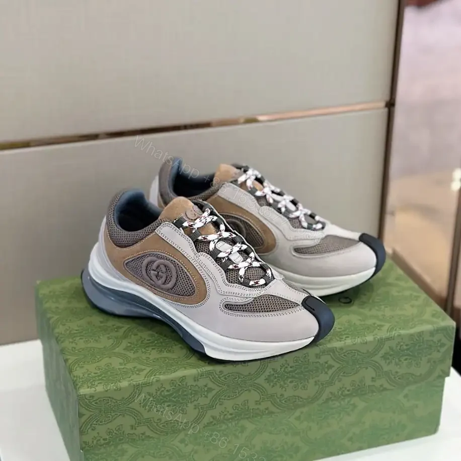 View 6 of GUCCI RUN TRAINER SNEAKERS IN GREY – GC165