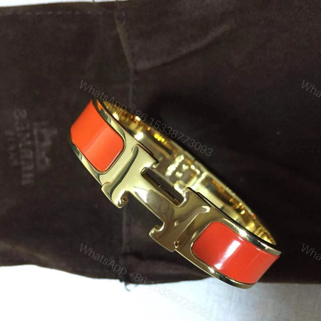 View 9 of 100% Original Hermes H Bracelet