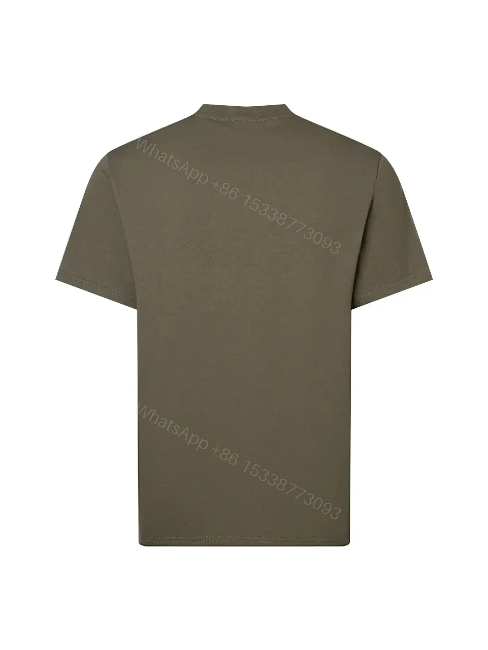 View 10 of Olive Monogram Tee: Elevated Everyday Luxury Top