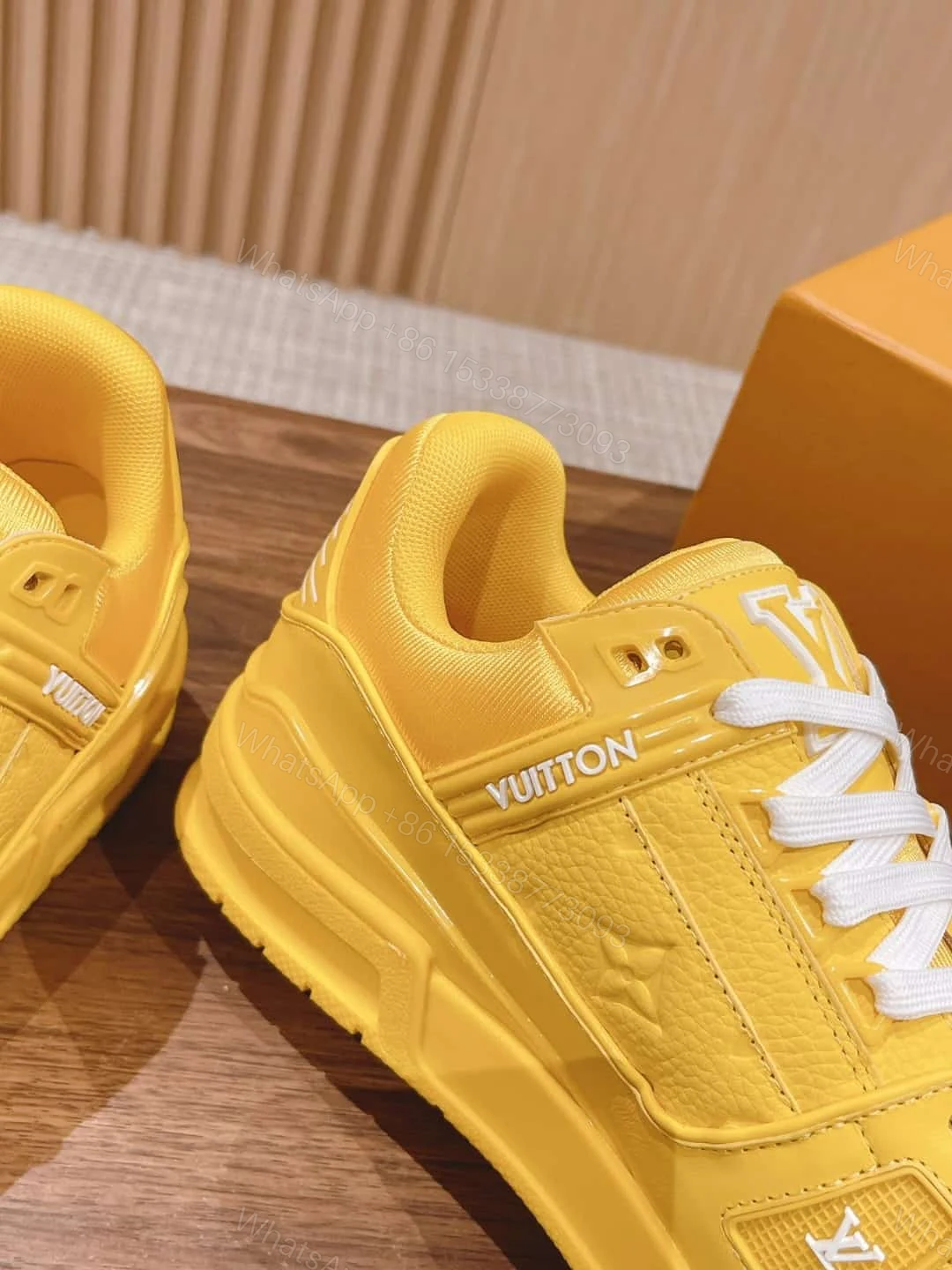 View 6 of LOUIS VUITTON TRAINER SNEAKERS IN YELLOW – LSVT338