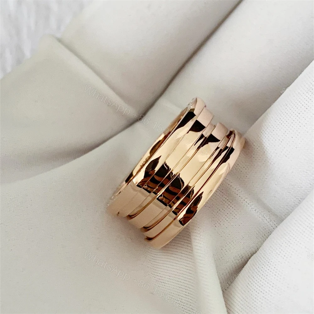 View 6 of Bvlgari B zero1 Four-Band Ring 18K Rose Gold 348760