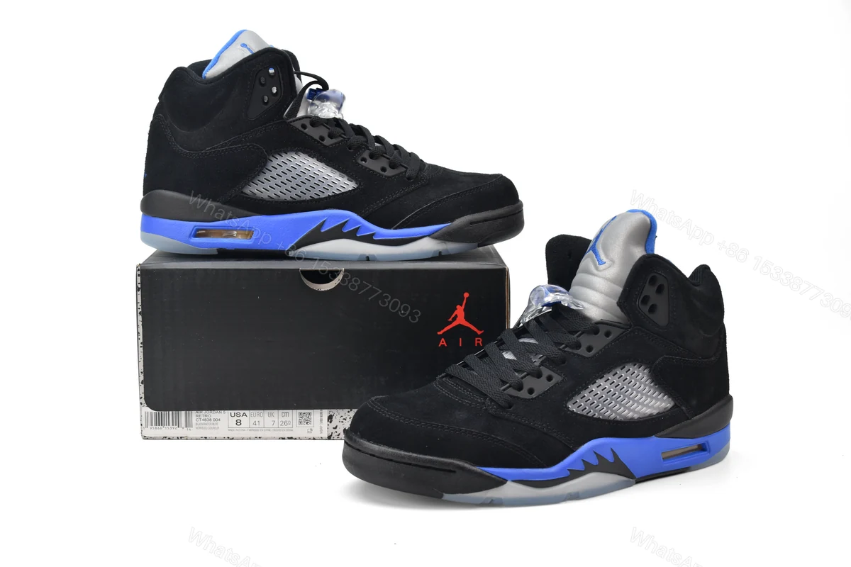 View 2 of Air Jordan 5 Racer Blue CT4838-004