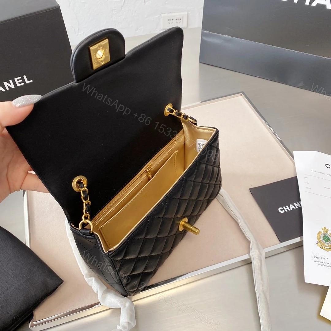 View 7 of Chanel Quilt Gold Ball Purse
