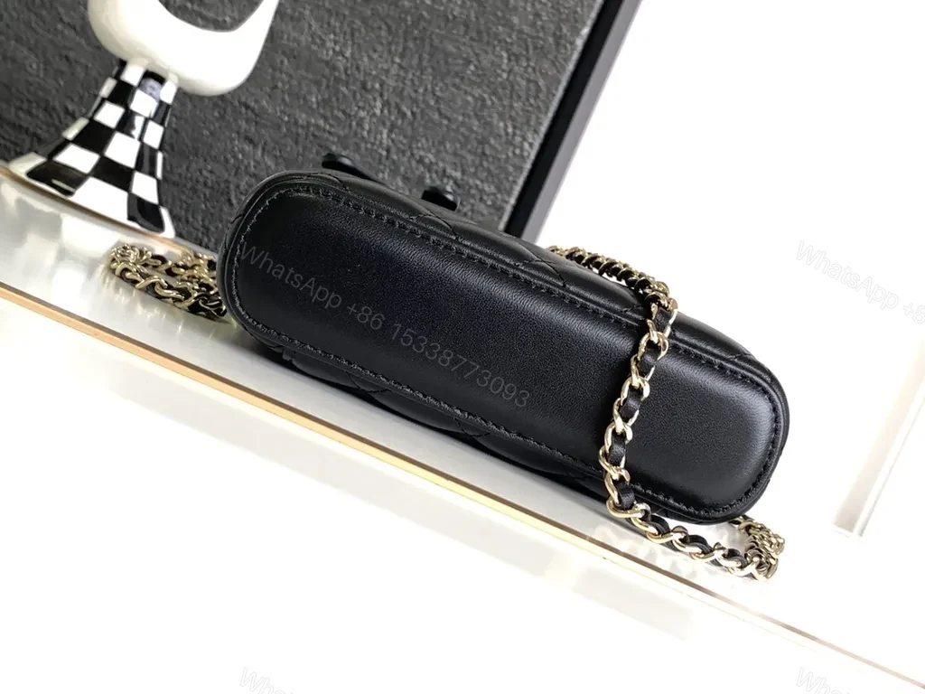 View 3 of Quilted Mini Bag: Gold Hardware, Compact Chic