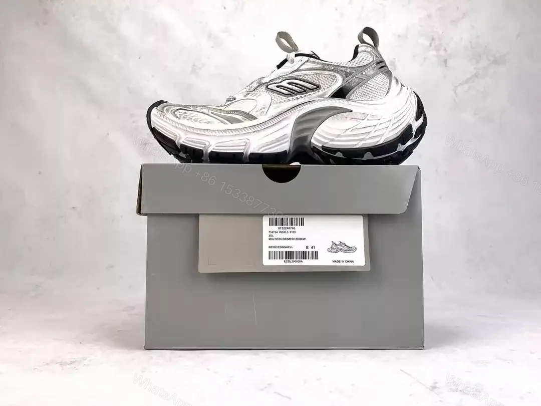 View 6 of BALENCIAGA MEN’S 10XL SNEAKER IN WHITE/BLACK/GRIS – BB273