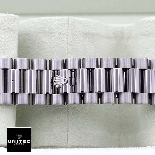 View 8 of Rolex Day-Date 218239-0041 V6 White Roman Dial Replica