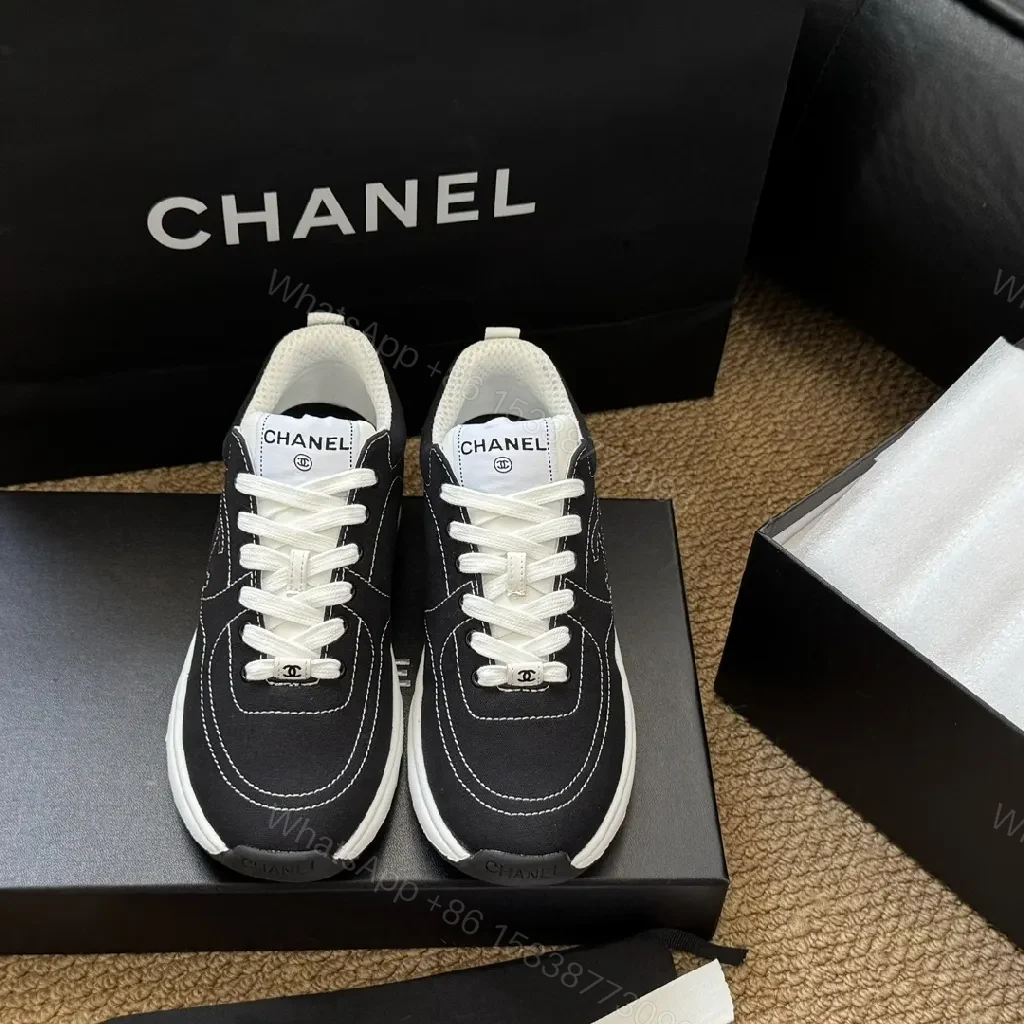 Black & White Luxe Sneaker: Couture-Inspired Comfort — view 1