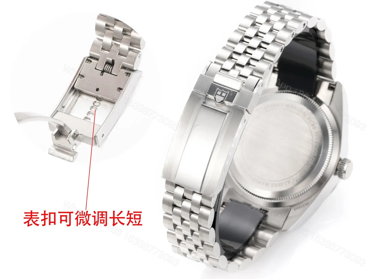 View 6 of Tudor 3T Black Dial Watch Five-Link Steel Bracelet Premium 39MM TUDOR-1926-39-BLK-5LINK-STEEL