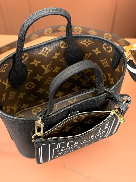 View 9 of Chic Black Leather Mini Bag: Architectural Graphic Shadow