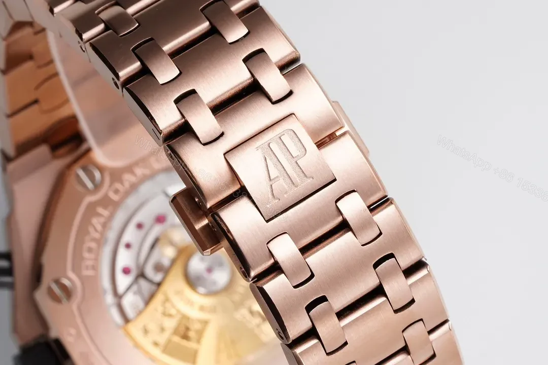 View 9 of V9 Factory Audemars Piguet Royal Oak Offshore Rose Gold Chronograph Watch with Exclusive 4404 Movement