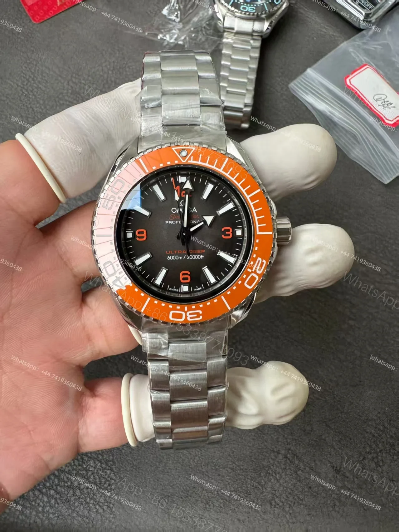 View 2 of Omega Super Clone Seamaster Ocean Planet 6000M 45.5 MM 215.30.46.21.06.001