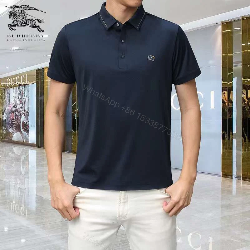 View 4 of FIRST COPY BURBERRY IMPORTED LYCRA POLOS T-SHIRT