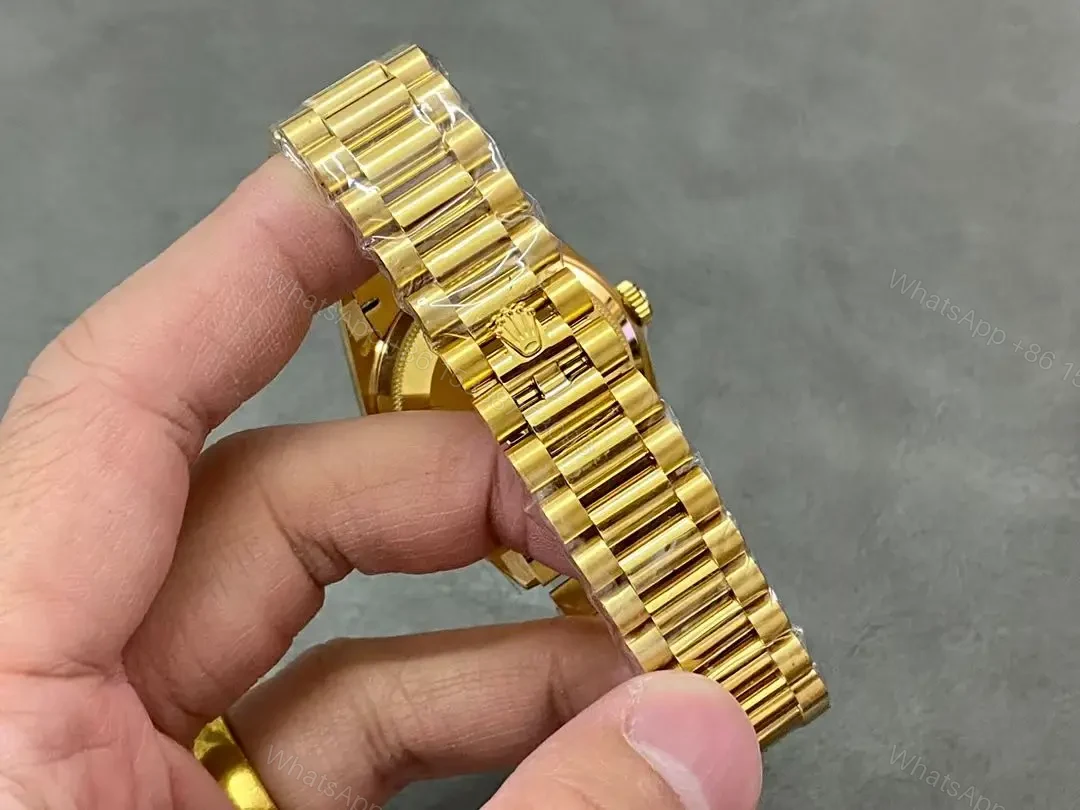 View 8 of Rolex Day-Date Black Onyx Dial Yellow Gold Jubilee Bracelet 36mm RLX-DD-ONYX-BLK36-YGJ RLX-DD-ONYX-BLK36-YGJ