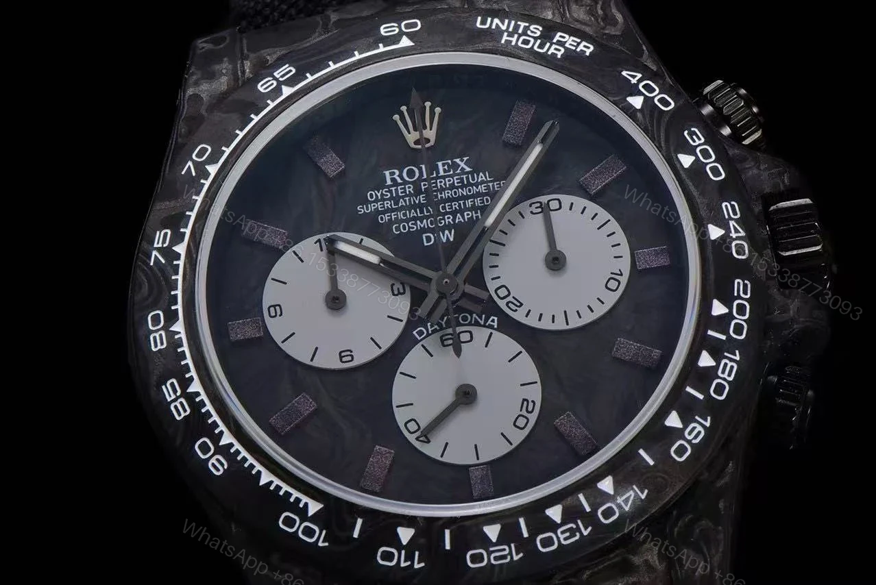 View 7 of Replica DiW Rolex Cosmograph Daytona Paul Newman Black