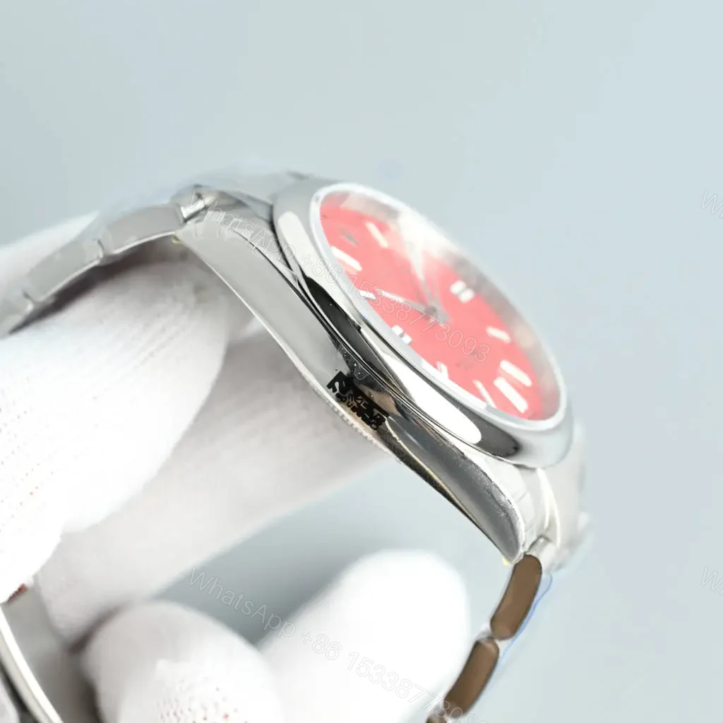 View 3 of Vibrant red oyster perpetual replica 41MM Coral Red 124300-0007