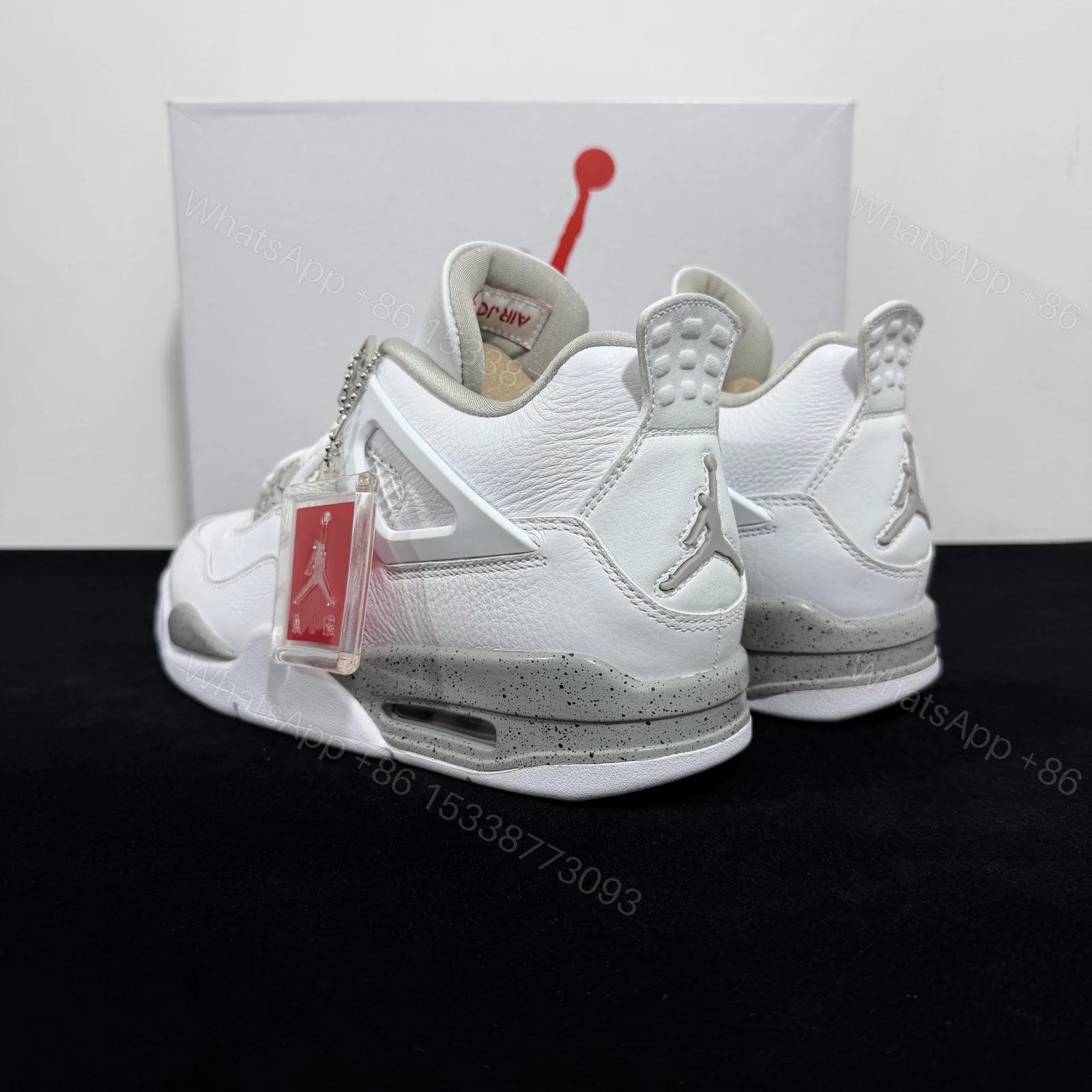 View 5 of Air Jordan 4 Retro White Oreo Reps