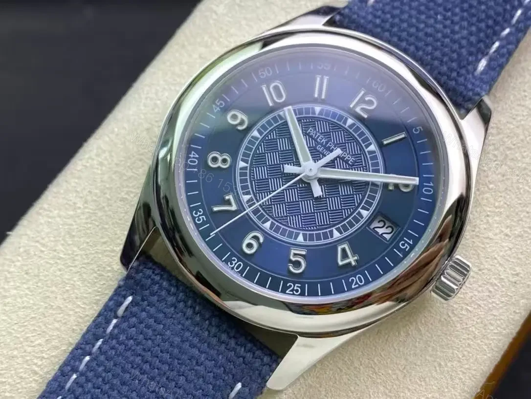View 3 of Replica Patek Philippe 6007A Blue Dial Watch