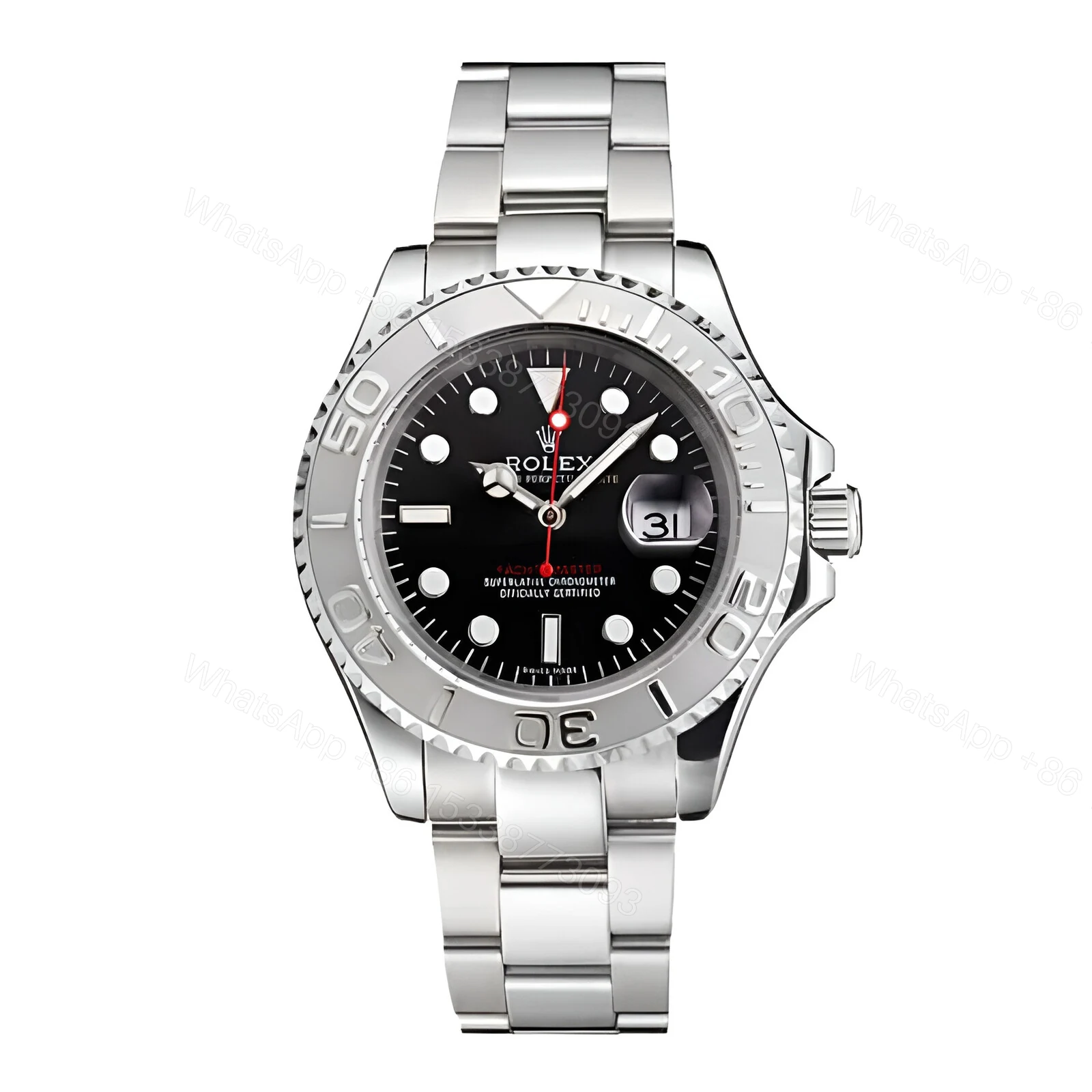 Rolex Yacht-Master 116622 Stainless Steel Dark Rhodium Dial Replica — view 1