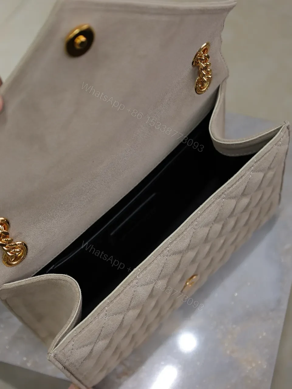 View 9 of Quilted Velvet Crossbody: Luxe Everyday Sophistication