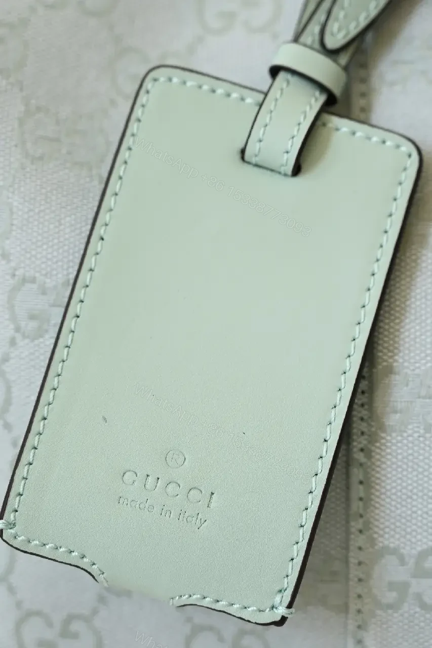 View 6 of Soft Mint GG Weekender Bag: Luxe Travel Carryall