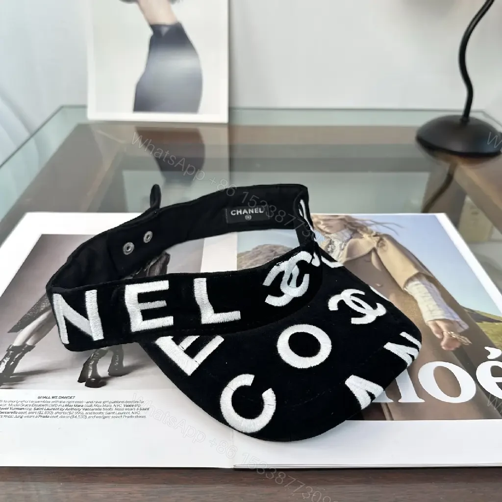 View 11 of Bold Logo Visor Cap: Luxe Streetwear, All-Day Comfort