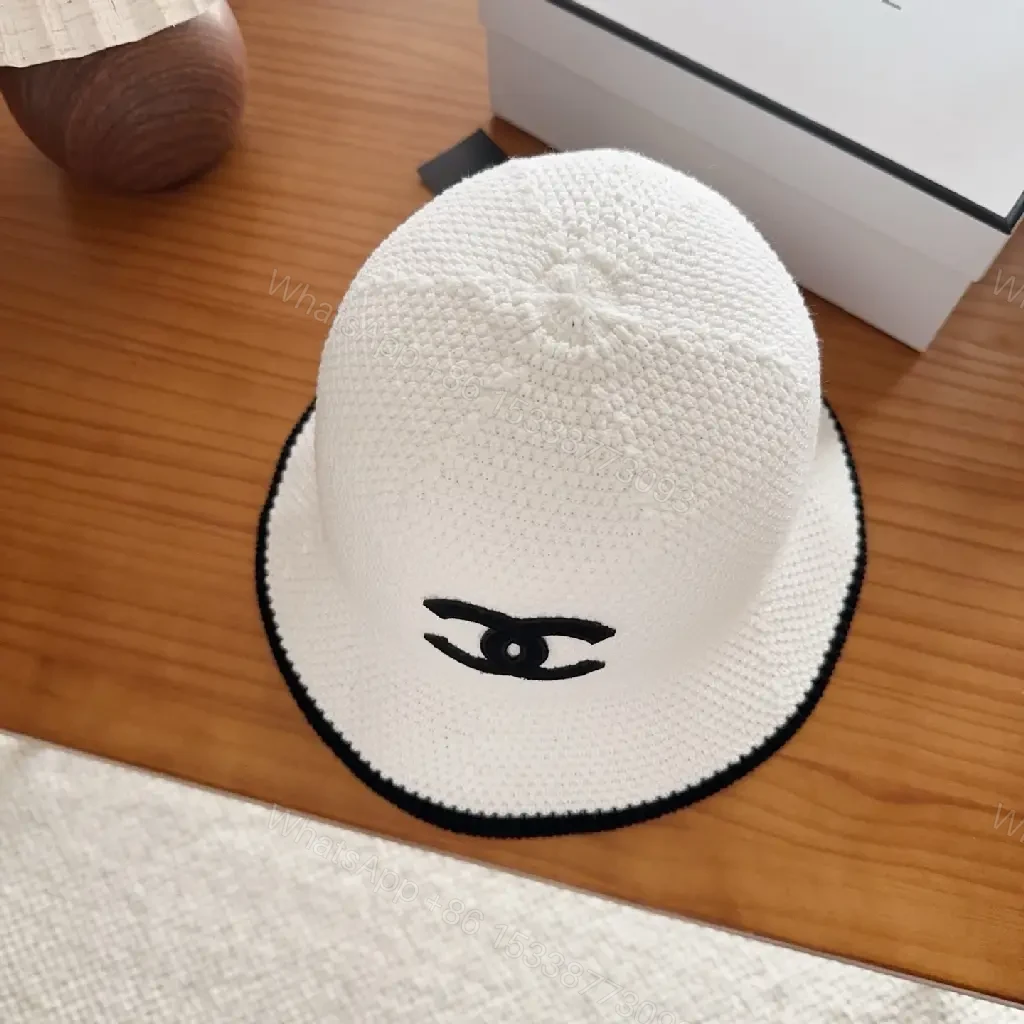 View 4 of Knit Bucket Hat with Signature Interlocking Logo