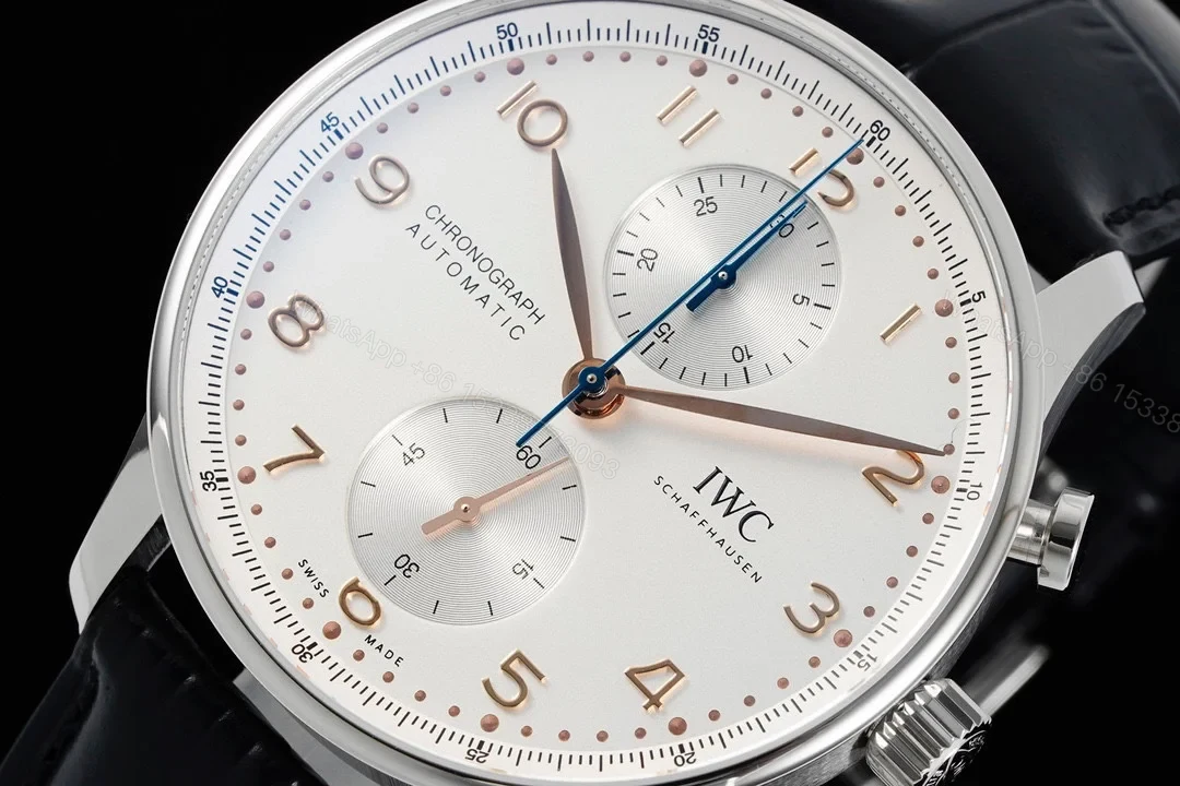 View 5 of IWC Portuguese Chrono-Automatic Stainless Steel / Silver IW3714-01
