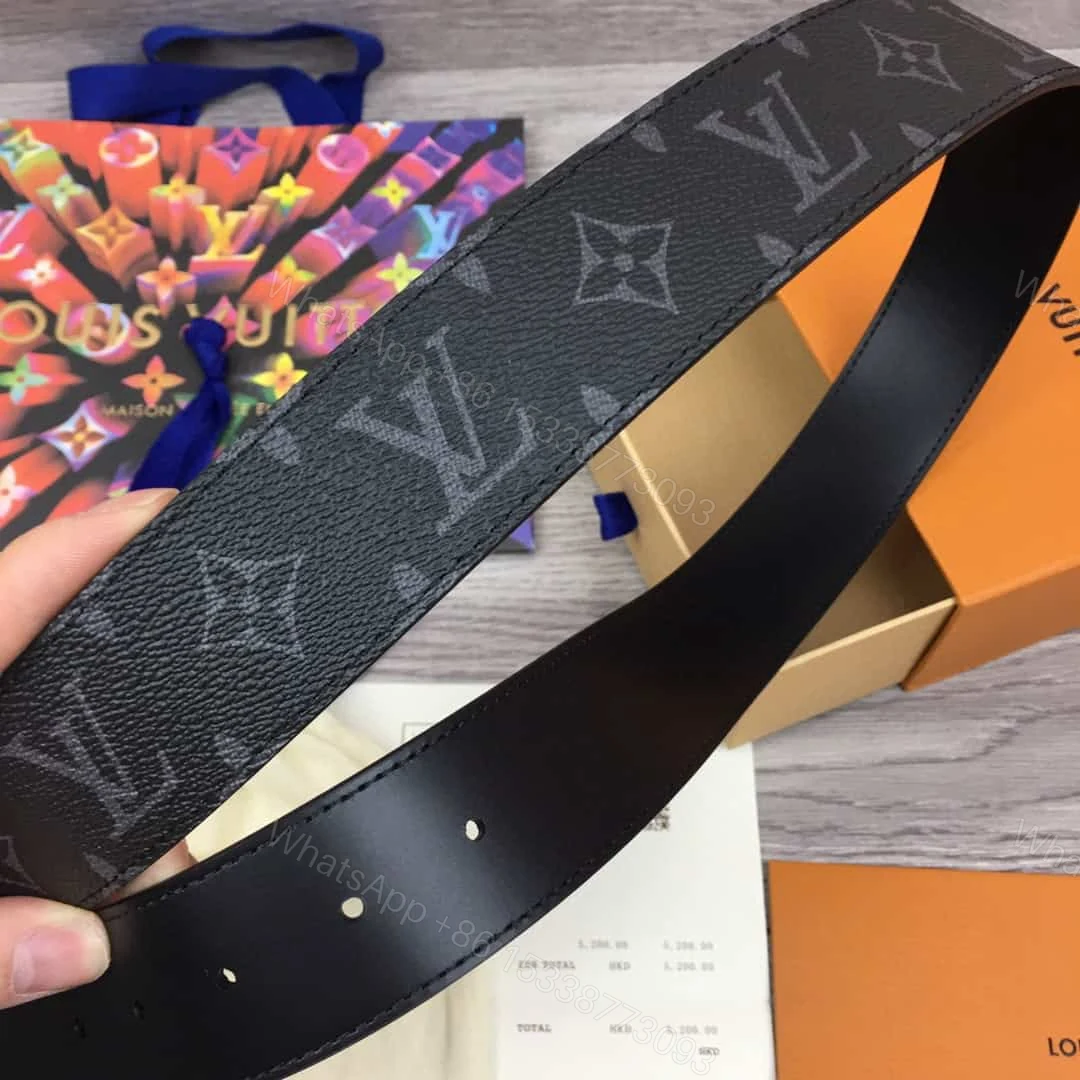 View 4 of LOUIS VUITTON PYRAMIDE 40MM REVERSIBLE BELT – B180