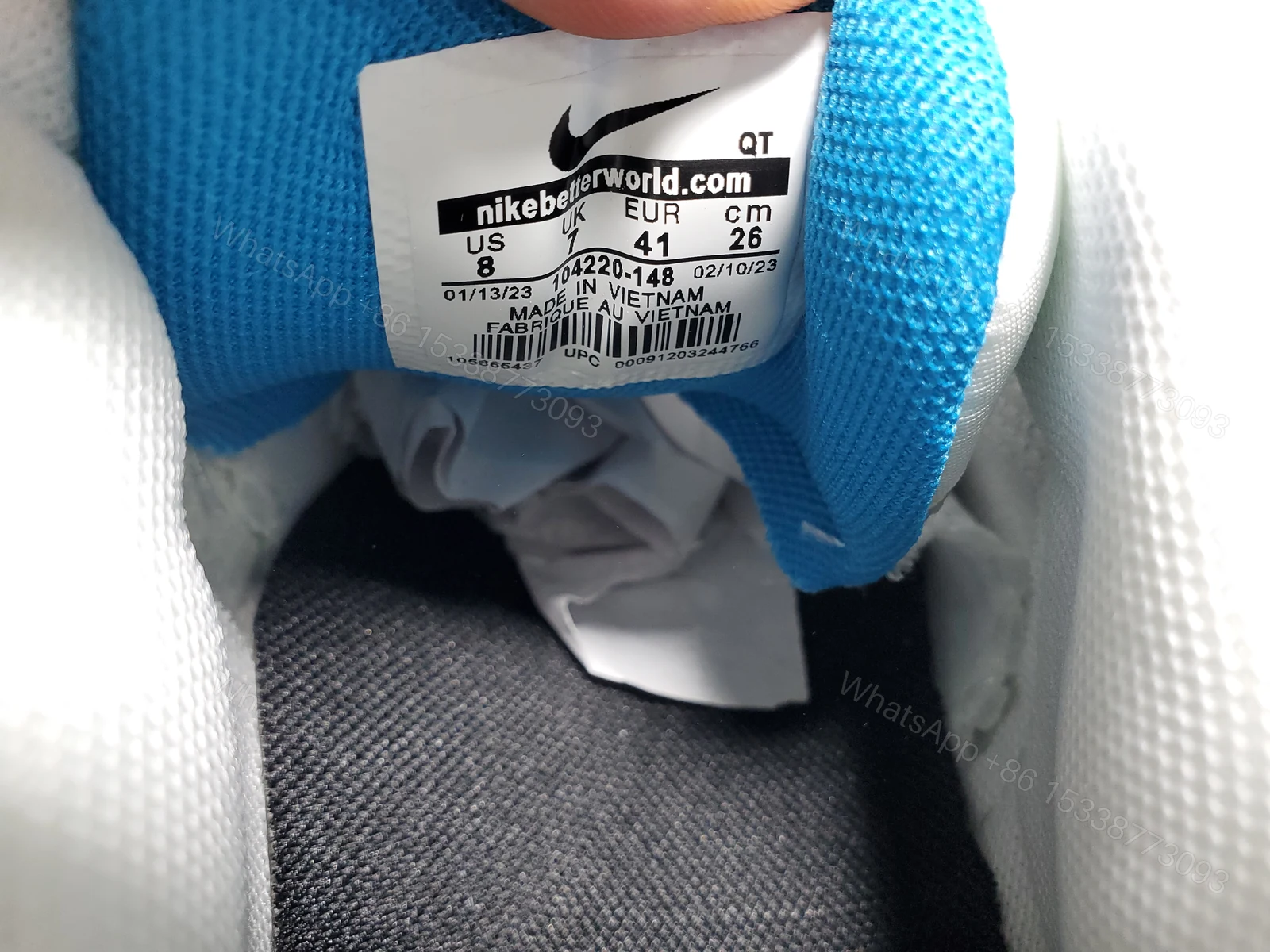 View 8 of Nike Air Max 95 Crystal Blue