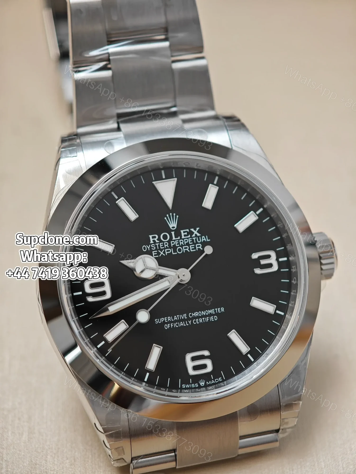 View 7 of Rolex Explorer 40 M224270-0001 Super Clone Black Dial Watch