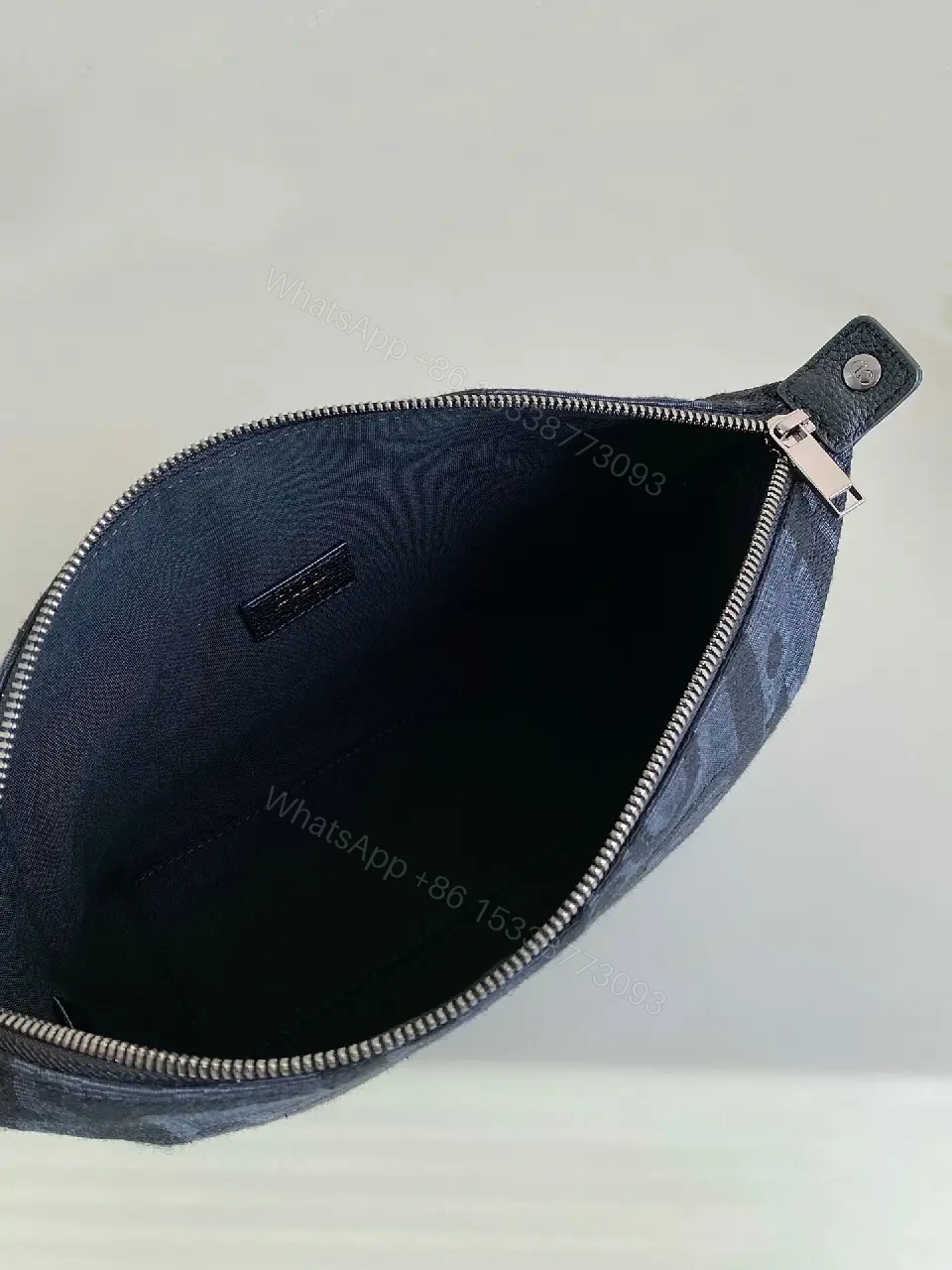 View 3 of Chic Textured Pouch: Luxe Compact Organizer, Dior-Inspired