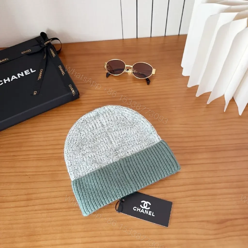 View 5 of Marled Knit Beanie: Luxe Texture, Subtle Chanel-Inspired Accent