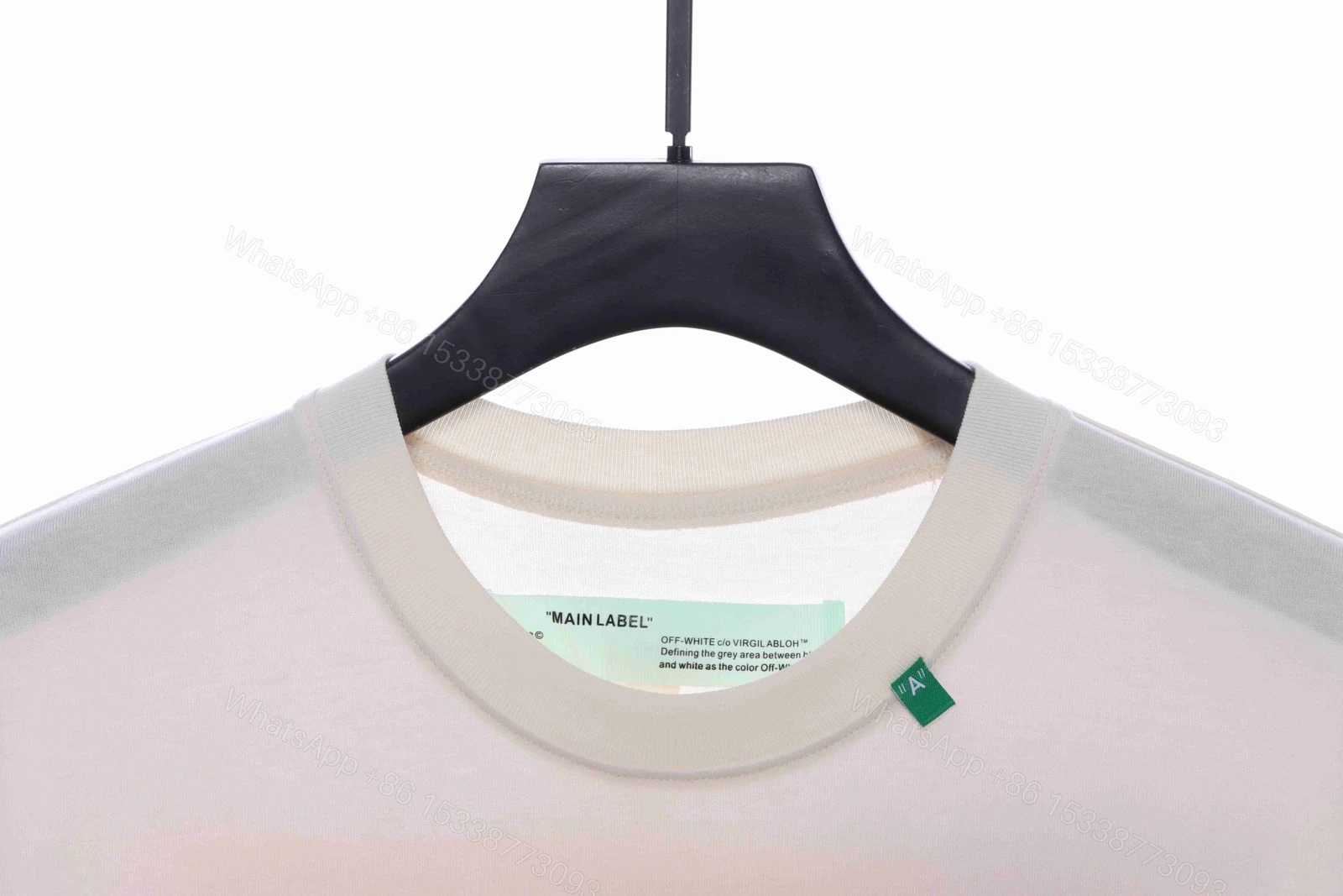 View 7 of Off-White Graffiti Pink Arrow Beige T-Shirt