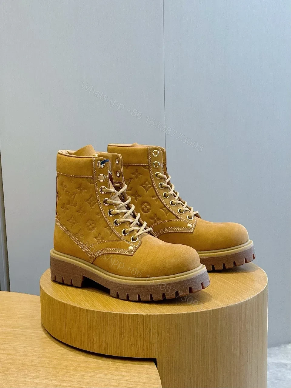 View 5 of Textured Leather Boots: Rugged Comfort, All-Day Style