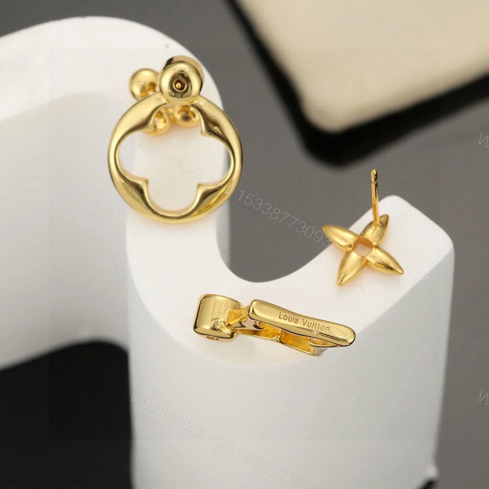 View 7 of LV FLOWERGRAM EARRINGS