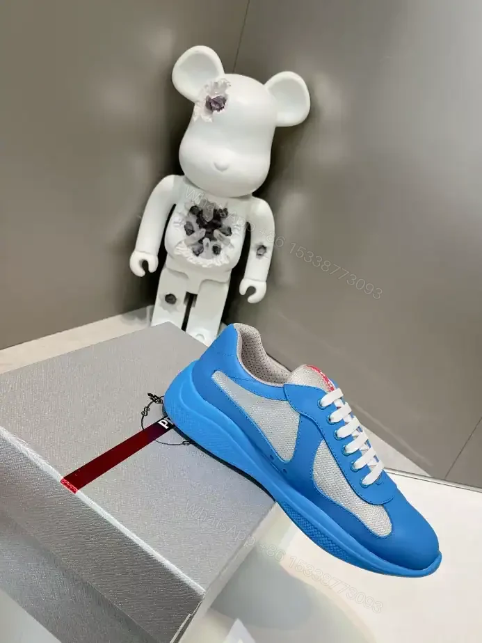 View 8 of PRADA AMERICA’S CUP SOFT RUBBER AND BIKE FABRIC SNEAKERS – PRD001