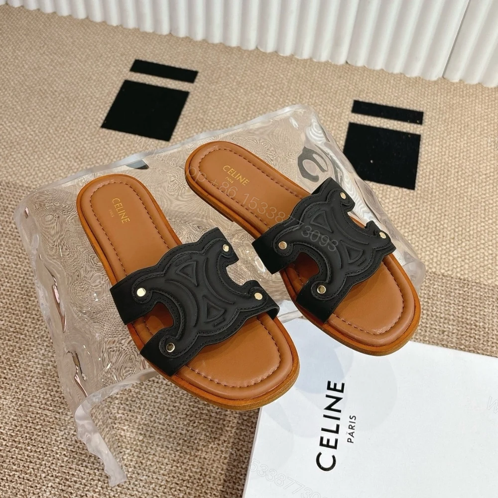 View 3 of CELINE MARINA MULE BLACK