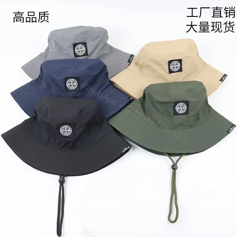 View 7 of Olive Green Stone Island-Style Bucket Hat: Refined Utility