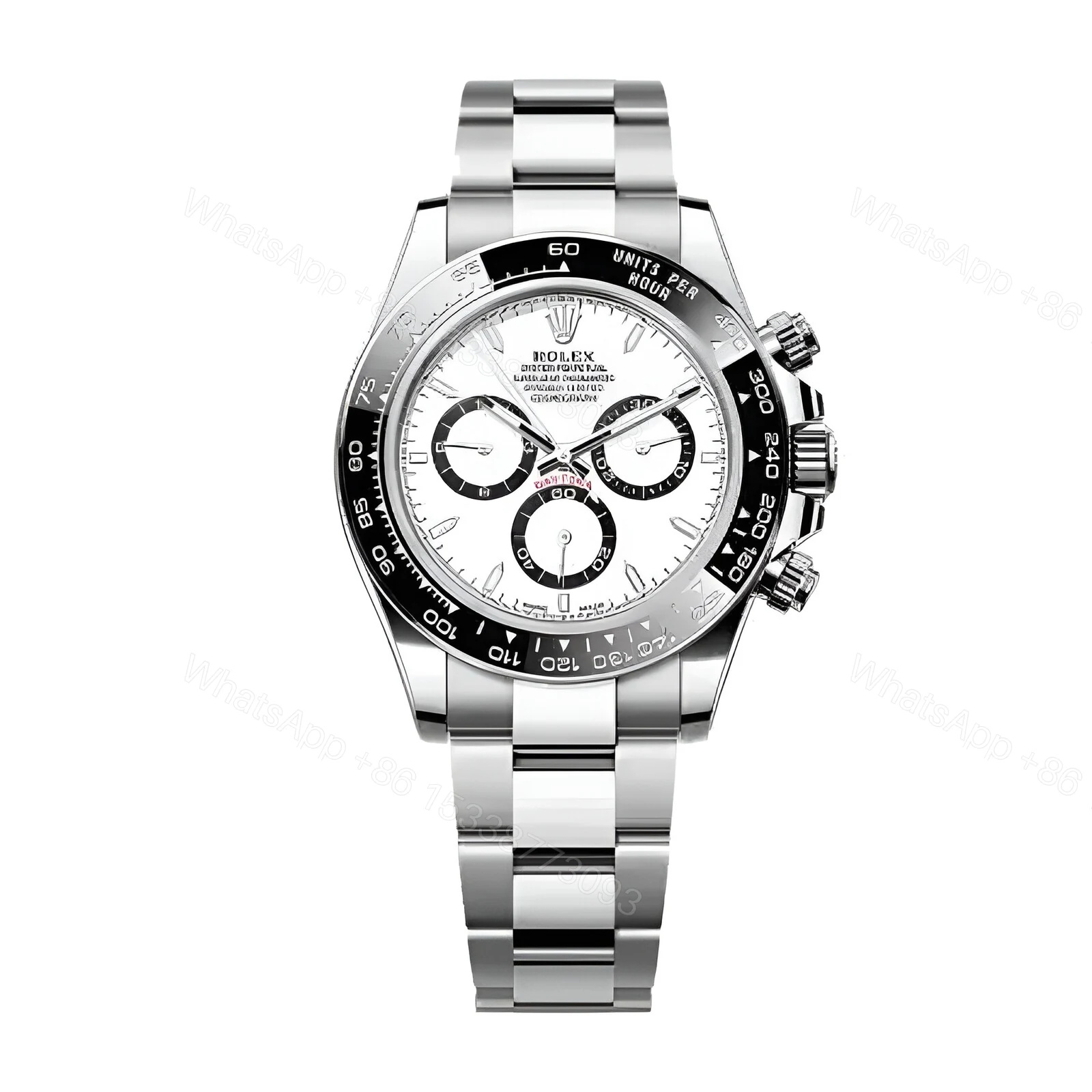 Rolex Daytona 126500LN Oyster White Dial Replica — view 1